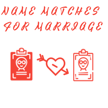 Evlilik İçin İsim Eşleşiyor